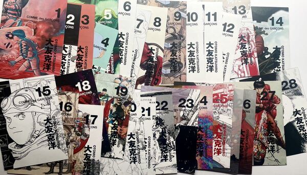 コムデギャルソン × 大友克洋 DM 全28冊 COMME des GARCONS × Katsuhiro Ohtomo