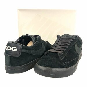 NIKE ナイキ×CDG ギャルソン 品番633699-009 BLAZER LOW PREM CDG SP スウェード ブレザー シューズ スニーカー US12=30cm 正規品 / 31835