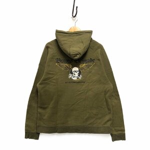 WTAPS ダブルタップス BONES BRIGADE プリント スウェット パーカー カーキ サイズXL 正規品 / B4652