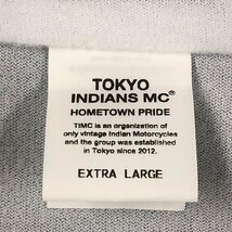 TOKYO INDIANS MC 東京インディアンズ 刺繍入り ナイロン コーチジャケット ブラック サイズXL 正規品 / 32469_画像7