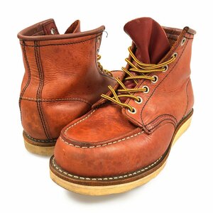 RED WING レッドウィング 92年製 半円犬タグ 875 アイリッシュセッター モックトゥ ブーツ オロラセット サイズUS6EE＝24cm 正規品 / 32065