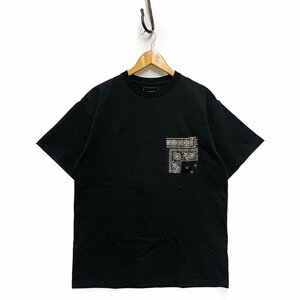 SOPHNET ソフネット 22SS バンダナポケット 半袖Ｔシャツ 黒 サイズ XL 正規品 / B4755