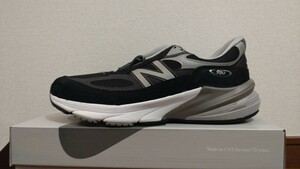 【国内正規品】新品未使用 26.5cm New Balance M990BK6 M990 BK6 990 MADE IN USA ニューバランス アメリカ製 BLACK ブラック US8.5