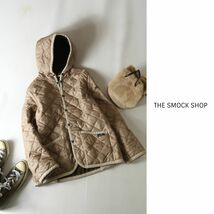 B Shop/ザ スモックショップ THE SMOCK SHOP☆エアーキルト フーデットジャケット Mサイズ☆E-M 7827_画像1