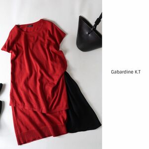 ケーティー K.T/ Gabardine K.T☆シルク使いウール100％チュニック 9サイズ☆C-K 8286