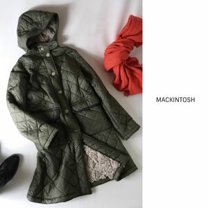 8.6万☆超美品☆マッキントッシュ MACKINTOSH-SCOTLAND☆英国製☆GRANGE キルティングコート Lサイズ☆E-M や-498