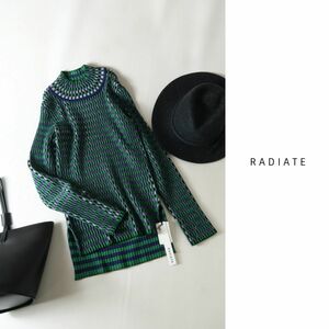 新品☆1.3万☆2022AW☆ラディエイト RADIATE☆ブロック配色リブニット 9サイズ SCOT CLUB☆A-O 7563