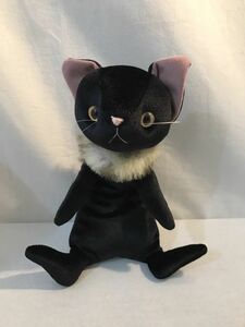 【正規品】カドリー　ナルシス　ブラック　cuddly 猫　ぬいぐるみ　未使用品　#y-6435