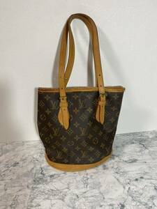 j279k LOUIS VUITTON ヴィトン トートバッグ バケットモノグラム プチバケット 