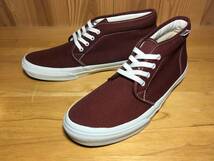 ★VANS バンズ 国内企画 CHUKKA チャッカ マルーン×白 29.0cmUsed 検 スニーカー SK8 オールドスクール ハーフキャブ_画像1