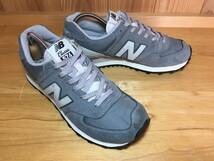 ★new balance ニューバランス classic ML 574 VLG グレー×白 8.0インチ 26.0m Used 検 996 1300 1400 クラシック スニーカー_画像6