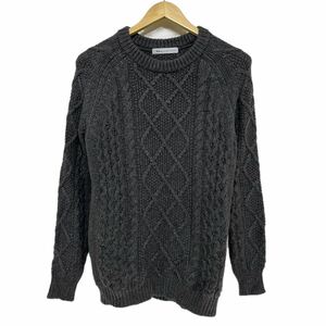 【 Ron herman 】 ケーブル フィッシャーマン ニット S グレー knit ロンハーマン