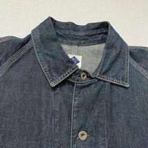 【 POST OVERALLS 】 90s アメリカ 製 デニム カバーオール ジャケット L o'alls ポスト オーバーオールズ USA DENIM_画像4