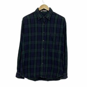 【 45RPM & 】 チェック ネル シャツ shirt 4 XL グリーン 45 アールピーエム