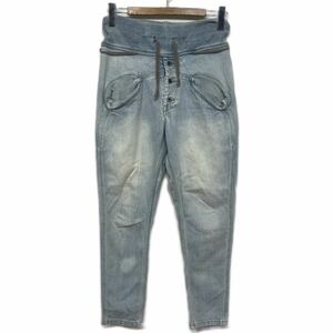 (1248) 【 KAPITAL 】 ヌーベル デニム サルエル パンツ denim pants 0 XS リブ 切替 イージー キャピタル