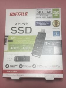 バッファロー SSD-PUT250U3-BKC 外付けSSD 250GB