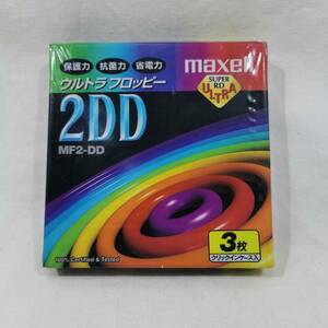 未開封 フロッピーディスク マクセル maxell MF2-DD.B3P 3枚入 日本製