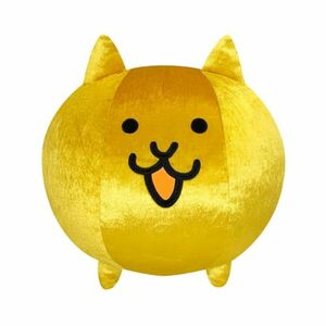 ni... large war BIG soft toy ( gold cat )