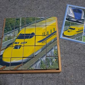 鉄道マニア 6面体パズル 木箱入り