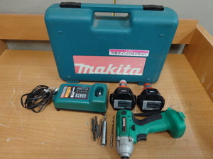 マキタ 充電式 インパクトドライバ M692D 充電器 バッテリー2個付 動作品