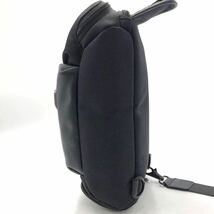 【美品】TUMI トゥミ ボディバッグ ケリー スリング ALPHA BRAVO アルファブラボー レザー932399D ブラック 黒_画像6