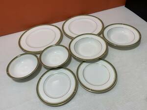 4026◇WEDGWOOD　ウエッジウッド　OBERON　プレート　食器　皿　4種　直径約17.5ｃｍ/20ｃｍ/15.5ｃｍ/27ｃｍ【写真追加あり】B2