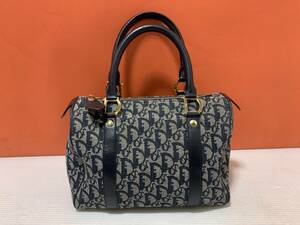 6053◆Christian Dior　ディオール　ハンドバッグ　トロッター　幅約25ｃｍ　高さ約17ｃｍ◆C1