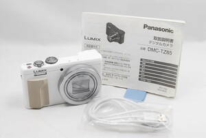 ★良品★ 即決 格安 売切 パナソニック Panasonic LUNIX DMC-TZ85 ホワイト コンパクトデジタルカメラ（R5-749）