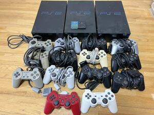 SONY/ソニー PlayStation/プレイステーション PS2 コントローラー USBメモリ み SCPH-15000-30000-3台で起動可能 梱可 