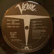 米VERVE盤2LP 高音質MASTERDISK刻印 Ella Fitzgerald And Louis Armstrong / Porgy And Bess 1976年 VE-2-2507 エラ・フィッツジェラルド_画像2