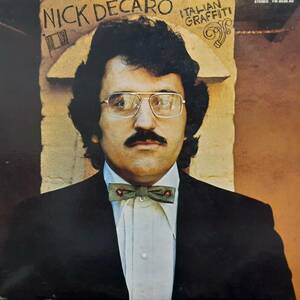 日本ABC盤LP マルチ色ラベル Nick DeCaro / Italian Graffiti 1978年 Blue Thumb YW-8038-AU AOR Under The Jamaican Moon Stevie Wonder