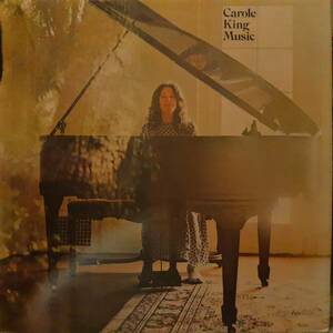 美ジャケ 英A&M&ODEオリジLP！ODE70ロゴ茶ラベル！Carole King / Music 1971年 AMLH 67013 キャロル・キング ミュージック James Taylor