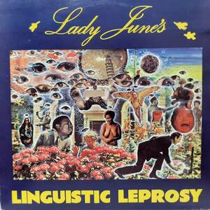 Kevin Ayers！英CarolineオリジLP マト2U 双子 Lady June / Lady June's Linguistic Leprosy 1974年 VIRGIN C1509 Brian Eno White Noise