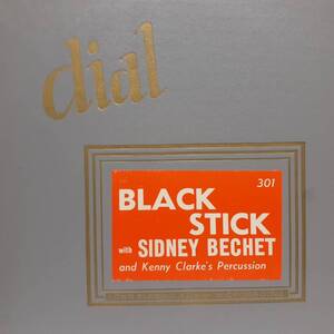 美品 米dialオリジ10インチ 耳マーク深溝MONO！Sidney Bechet And Kenny Clarke / Black Stick With 1953年 dial 301 Modern Jazz Quartet