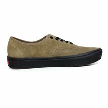 新品 VANS バンズ ヴァンズ US企画 メンズ AUTHENTI ComfyCush オーセンティック 茶 ブラウン系 黒ソール スニーカー US8.5（26.5cm）_画像3