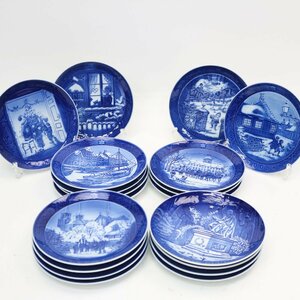 330)【1円スタート♪/美品/19枚セット/まとめ】ロイヤルコペンハーゲン イヤープレート 飾り皿 ROYAL COPENHAGEN