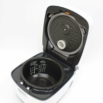 405)【美品】MITSUBISHI 三菱 IHジャー 炊飯器 0.63L 3.5合 2021年製 NJ-SV06R-W 炊飯器 単身サイズ 炭炊釜_画像4