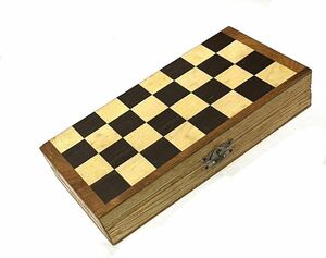 チェス盤　チェス駒　ポータブルチェス　携帯用チェス盤　木製 当時もの