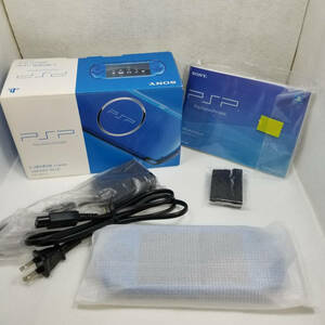 PSP playstation portable本体　PSP-3000VB メモリースティック3枚付き　バイブラントブルー