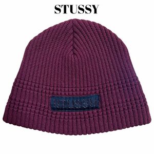 激レア 90’s USA製 STUSSY ニット帽 ビーニー