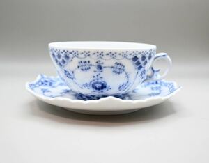 ロイヤル コペンハーゲン ROYAL COPENHAGEN カップ ソーサー ブルーフルーテッド 6脚セット