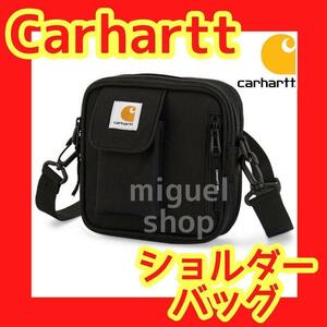 Carhartt カーハート コンパクト ショルダーバッグ 男女兼用 ブラック