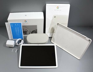 ★元箱、専用ケース(GA04446-WW)付！Google Pixel Tablet Porcelain GA04750-JP 128GB グーグル ピクセル タブレット 美品！★