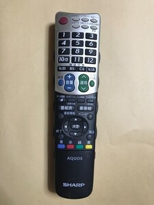 シャープ アクオス テレビ リモコン GB046WJSA 保証あり ポイント消化 即決 スピード配送