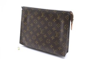 【ト石】 LOUIS VUITTON ルイヴィトン モノグラム ポッシュ トワレ 26 ポーチ セカンドバッグ M47542 クラッチバッグ ECZ01EWH28