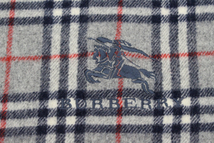 【ト石】 BURBERRY バーバリー 2点セット ストール 絹 シルク 100％/膝掛け ブランケット マフラー 日本製 EAZ01EWH45_画像3