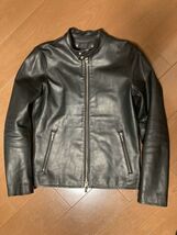 BACKLASH THE LINE バックラッシュ ザ ライン T-201 GUIDI グイディ オイル カーフ レザー ライダース ジャケット イサムカタヤマ M_画像2