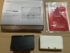 ニンテンドー3DS アイスホワイト　欠品あり、どうぶつの森ソフト付き