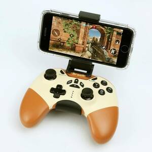 Brook Vivid Switch Android iOS PC 用 ワイヤレス コントローラー Bluetooth無線 背面ボタン 6軸ジャイロセンサー 連射 マクロ 振動 YL