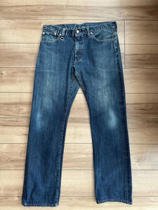 美中古/リジット/ソフネット SOPHNET. X-146 STRAIGHT DENIM PANT/清永博文/藤原ヒロシ/サイズ34/